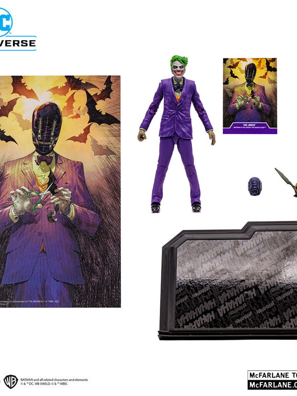 "DC Comics" #251 McFarlane 7 Inch Joker [Comic/Batman & The Joker: The Deadly Duo]