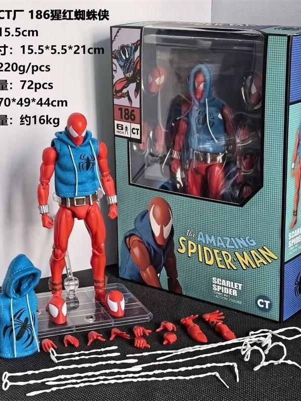 CT Toys MAFEX No.186 Scarlet Spider Comic Version [Bootleg]