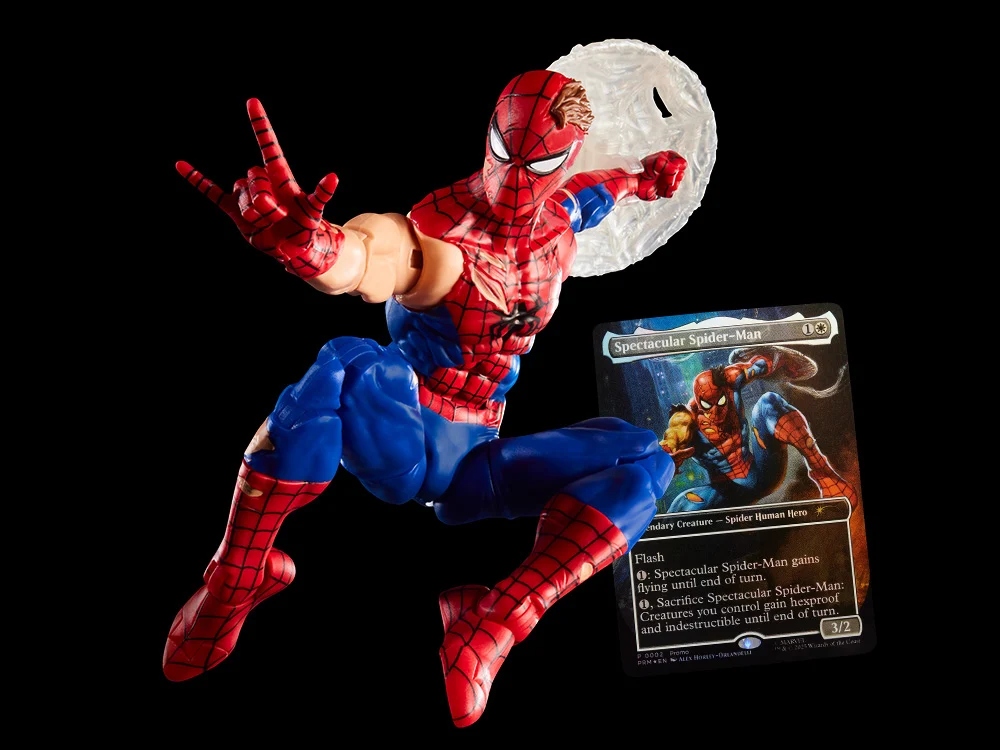 Marvel Legends Series - Magic: The Gathering Battle-Damaged Spider-Man